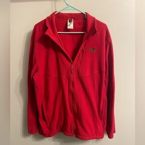 The North Face Men’s Dark Red Full-Zip Jacket
